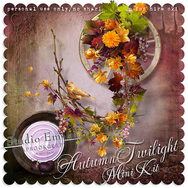 Autumn Twilight ScrapKit