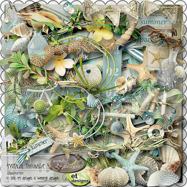 Tropical Paradise ScrapKit